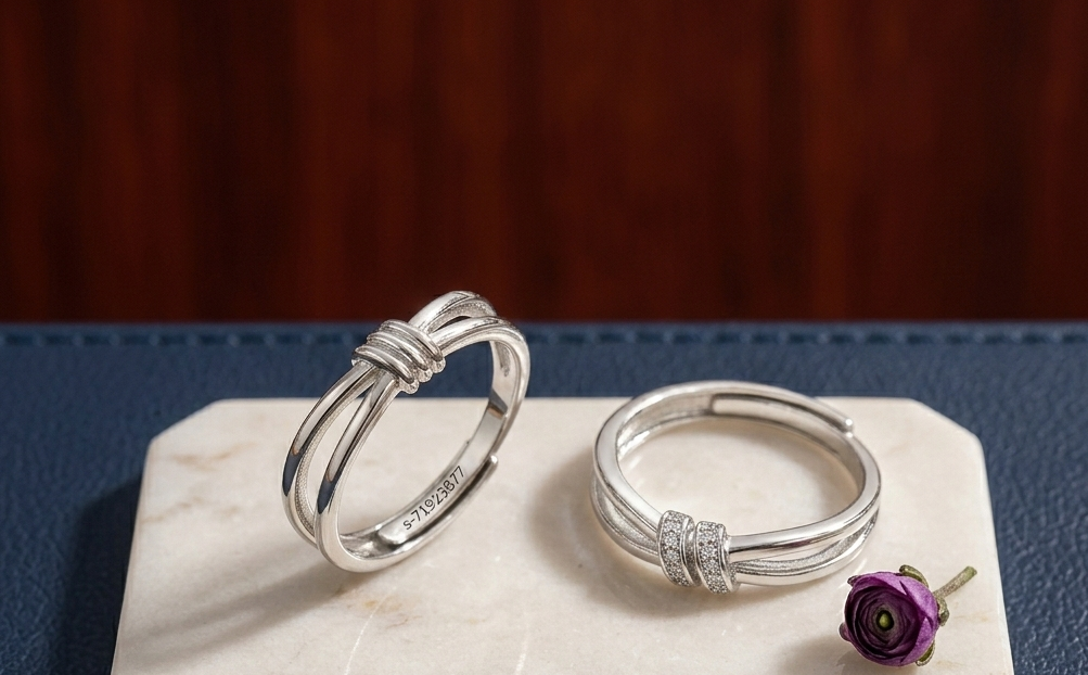 Sterling Silver with Platinum Plating